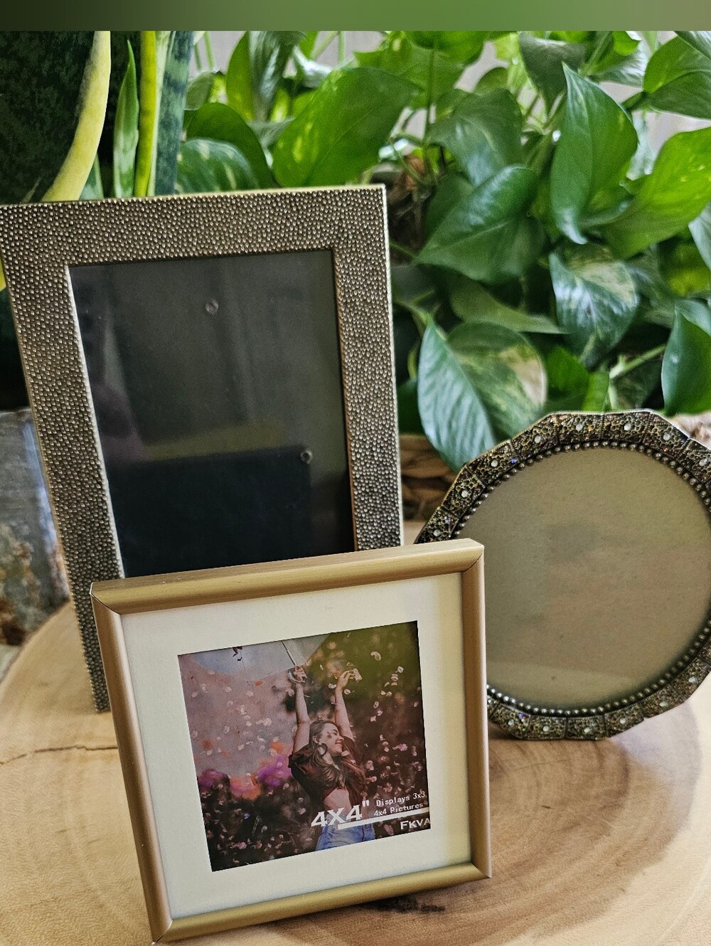 3PC Variety Lot Table Top Vintage & NWT Picture Photo Frames